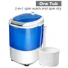 Hivvago 5.5 Lbs Portable Semi Auto Washing Machine For Small Space