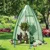 Hivvago 5.5 X 5.5 X 6 Feet Portable Mini Greenhouse With All-weather Pe Cover