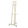 Hivvago 57 Inch Easel Stand, Gold Iron Frame, Free Standing For An Artists Touch In Gold