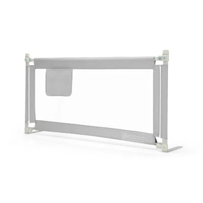 Hivvago 57 Inch Toddlers Vertical Lifting Baby Bed Rail Guard With Lock-gray