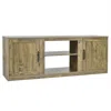 Hivvago 58 Inch Tv Stand With 1500w Faux Fireplace For Tvs Up To 65 Inch-natural