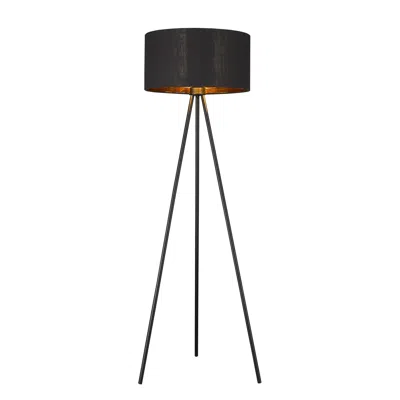 Hivvago 58" Matte Tripod Floor Lamp With Black Drum Shade