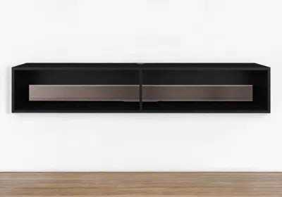 Hivvago 59" Black Floating Mount Tv Stand