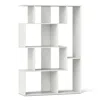 Hivvago 6-cube Open-back Geometric Bookshelf For Bedroom Living Room In White