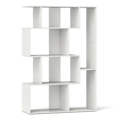 Hivvago 6-cube Open-back Geometric Bookshelf For Bedroom Living Room In White