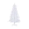 Hivvago 6 Feet Artificial Xmas Tree With 383 Pe Branch Tips And 300 Led Lights