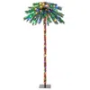 Hivvago 6 Feet Pre-lit Artificial Tropical Christmas Palm Tree With 210 Multi-color Lights