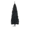 Hivvago 6 Feet Unlit Pencil Slim Tree Artificial Christmas Tree