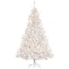 Hivvago 6 Ft Tall Prelit Christmas Tree Douglas Fir Artificial Christmas Tree With Realistic Branches In Neutral