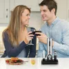 Hivvago 6-in-1 Electric Wine Bottle Opener Set With Foil Cutter
