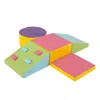 Hivvago 6-piece Foam Climbing Blocks With Hook And Loop Fasteners