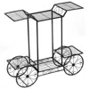 Hivvago 6-tier Garden Cart Flower Rack Display Decor Pot Plant Holder