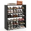Hivvago 6-tier Shoe Rack With Anti-tipping Device For Entryway In Black