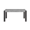 Hivvago 60" Gray Wood Dining Table In Gray