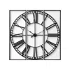 Hivvago 60" Round And Square Industrial Style Wall Clock In Multi