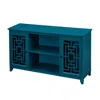 Hivvago 60" Sideboard Buffet Table Storage Cabinet - Teal Blue In Blue
