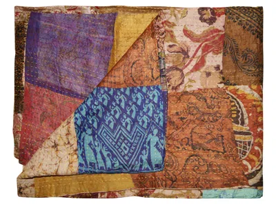 Hivvago 60" X 90" Multicolor Silk - Throw