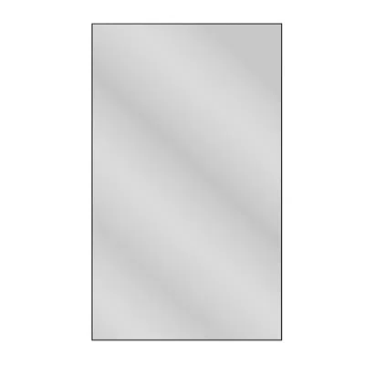 Hivvago 60x36 Inch Oversized Modern Bathroom Mirror - Black