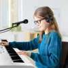 Hivvago 61-key Electric Piano Keyboard For Beginner-white