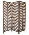 Hivvago 63 X 72 Brown Wood Screen In Brown