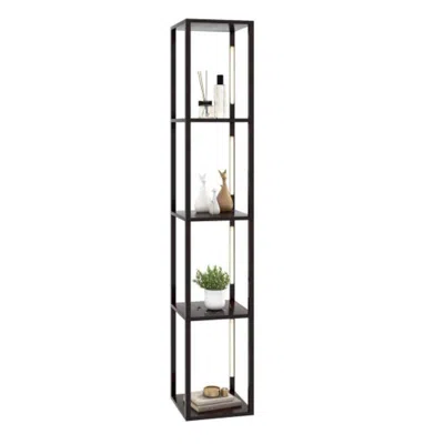 Hivvago 64 Inches Floor Lamp With 3-level Dimmable Led Bulbs And Rotatable Led Poles-black