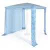 Hivvago 6.6 X 6.6 Feet Foldable And Easy-setup Beach Canopy With Carry Bag-navy