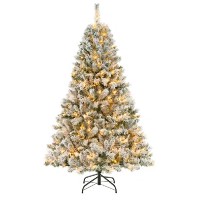 Hivvago 6/7/8 Feet Artificial Xmas Tree 3-minute Quick Shape-6 Ft