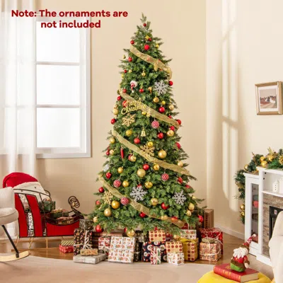 Hivvago 6ft Artificial Christmas Tree, Green Hinged Holiday Tree With 721 Lush Branch Tips, Premium Xmas Dec In Multi