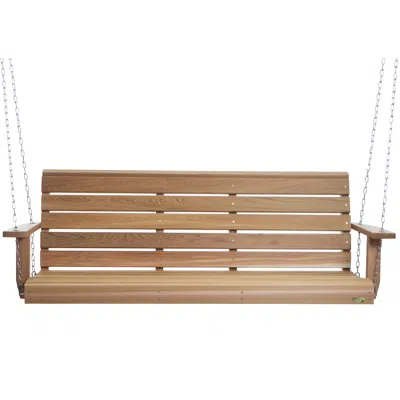 Hivvago 6-ft Cedar Porch Swing