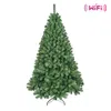 Hivvago 6ft Pvc Christmas Tree With 280 Wifi Music Sync Led Lights App Control In Green