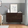 Hivvago 7 Drawers Solid Wood Free Standing Storage Cabinet Dresser Console - Auburn