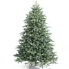 Hivvago 7 Feet Artificial Christmas Tree With 1260 Mixed Pe And Pvc Tips In Green