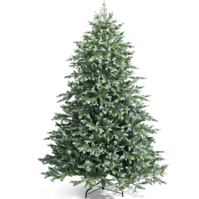 Hivvago 7 Feet Artificial Christmas Tree With 1260 Mixed Pe And Pvc Tips In Green