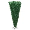 Hivvago 7 Feet Unlit Upside Down Artificial Christmas Tree