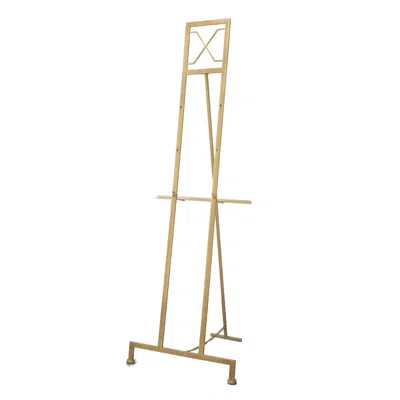 Hivvago 70 Inch Easel Stand, Gold Iron Frame, Free Standing, Large