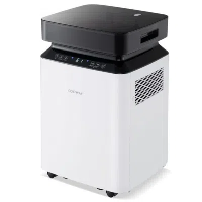 Hivvago 70/90 Pint 4500/6000 Sq. Ft Dehumidifier With Continuous And Auto Mode-70 Pints In White