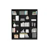 Hivvago 71" Black Five Tier Bookcase In Black