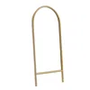 Hivvago 71" Natural Arch Wood Framed Standing Mirror In Gold