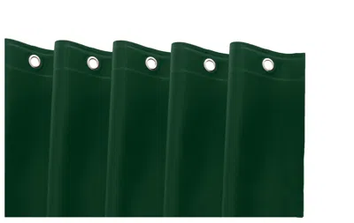 Hivvago 72" Dark Green Vinyl Shower Curtain Liner
