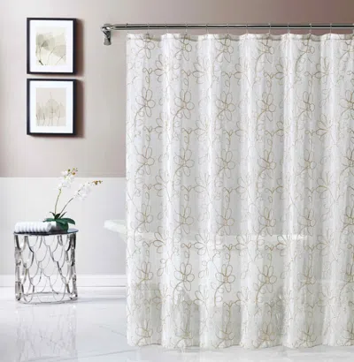Hivvago 72" Linen Polyester Shower Curtain