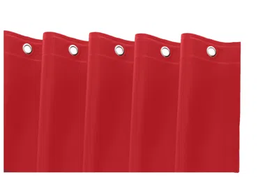 Hivvago 72" Red Vinyl Shower Curtain Liner