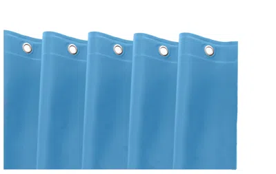 Hivvago 72" Sky Blue Vinyl Shower Curtain Liner