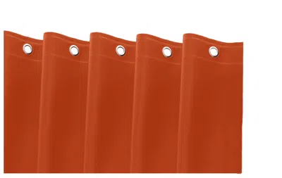 Hivvago 72" Terra Cotta Vinyl Shower Curtain Liner