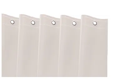 Hivvago 72" White Vinyl Shower Curtain Liner