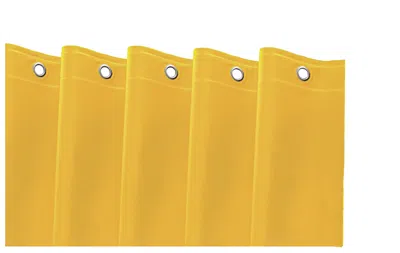Hivvago 72" Yellow Vinyl Shower Curtain Liner