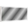 Hivvago 72x32 Inch Oversized Led Wall Mirror - Silver