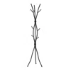 Hivvago 74-inch Freestanding Black Metal Coat Rack Entryway Hall Tree Umbrella Stand In Black