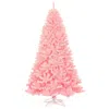 Hivvago 7.5 Feet Hinged Artificial Christmas Tree Full Fir Tree