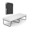Hivvago 75 X 31 Inch Folding Bed With Mattress Cot Size With Memory Foam In Black