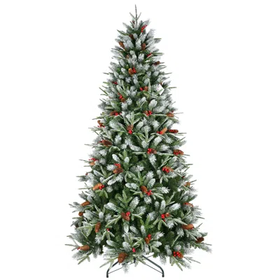 Hivvago 7.5ft Christmas Tree With 2514 Tips In Green